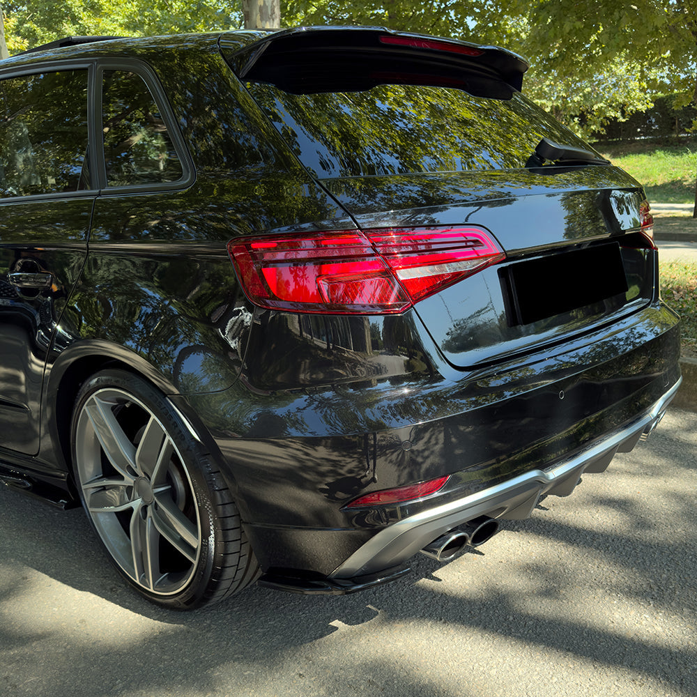 Splittere Laterale Spate Compatibile Cu AUDI S3 Sportback 8V Facelift 2016-2019