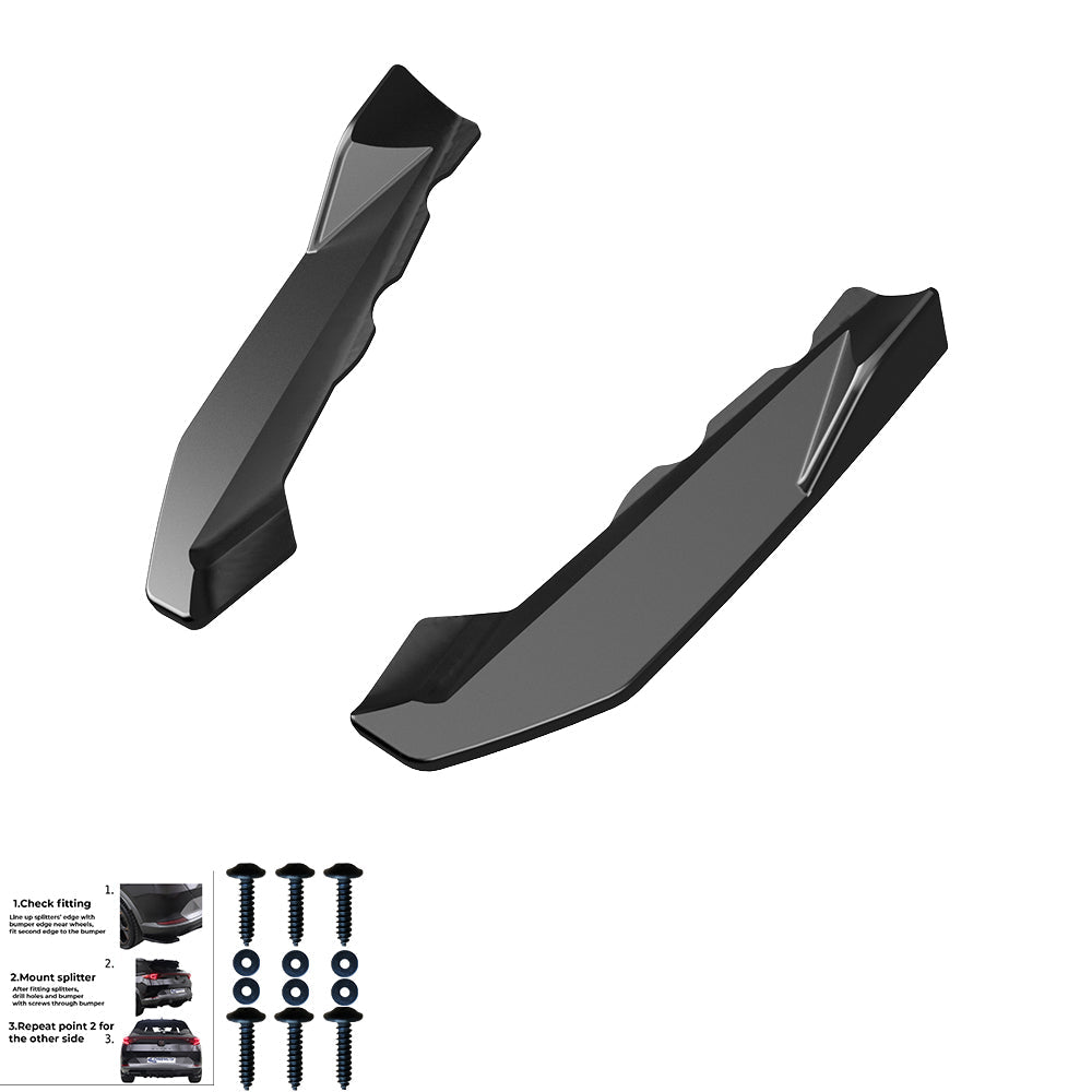 Splittere Laterale Spate Compatibile Cu BMW X1 M-Pack F48/F48 Facelift 2015-2022