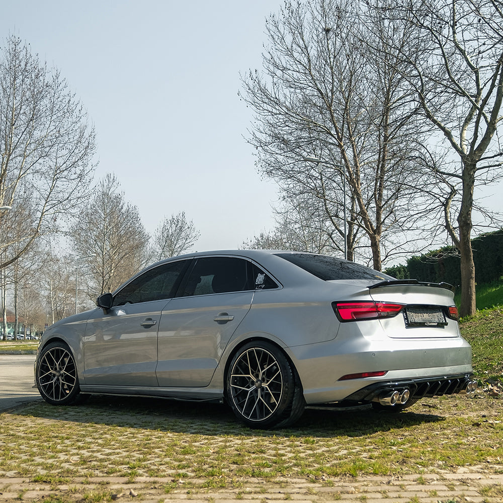 Splittere Laterale Spate Compatibile Cu AUDI A3 8V Facelift Sedan 2016-2020