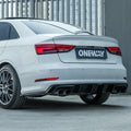Difuzor Spate Compatibil Cu AUDI S3 Sedan 8V 2013-2016