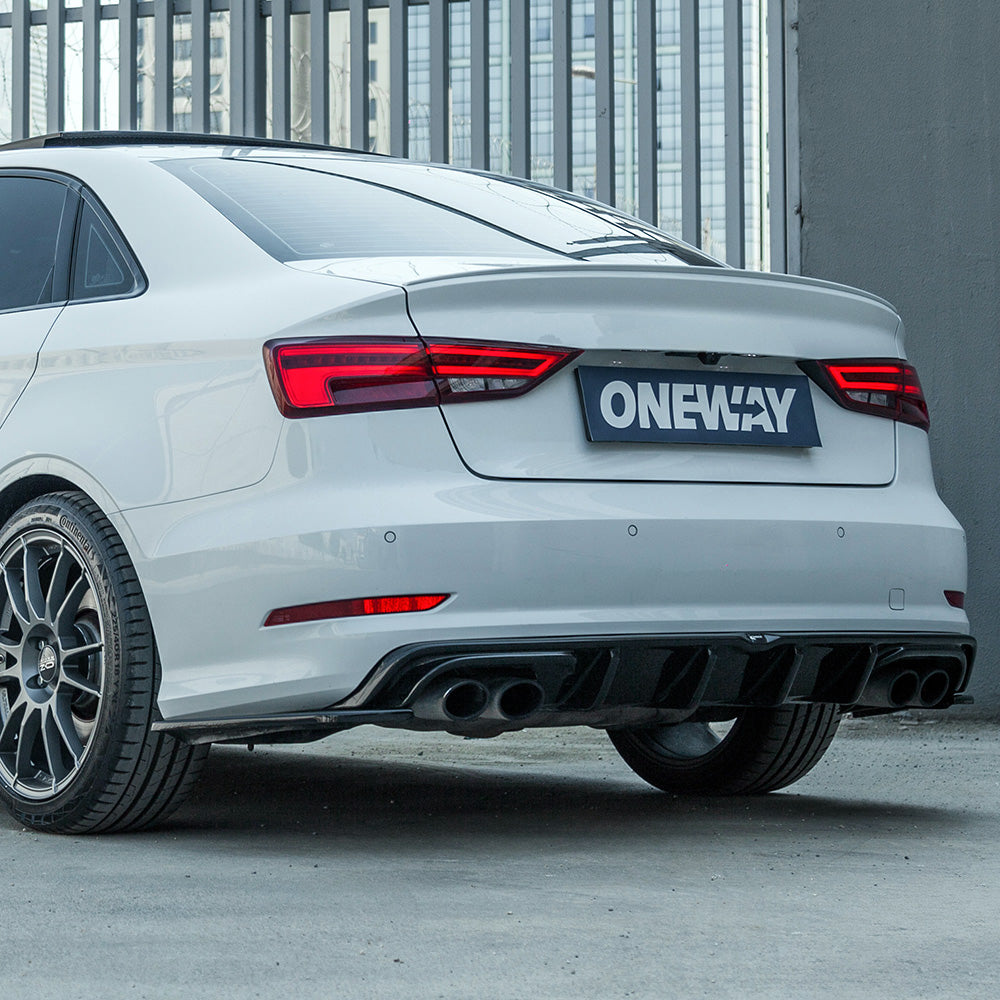 Difuzor Spate Compatibil Cu AUDI S3 Sedan 8V 2013-2016