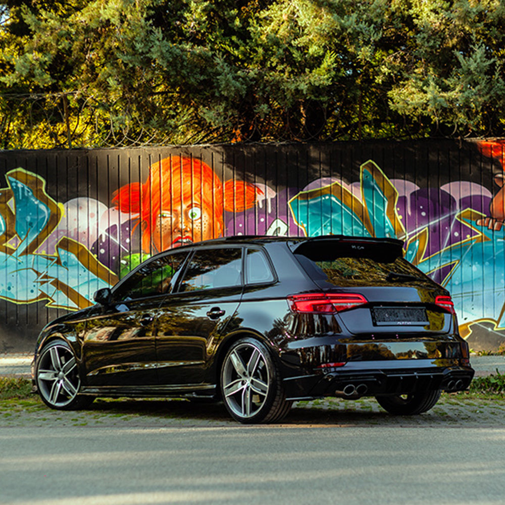 Difuzor Spate Compatibil Cu AUDI S3 Sportback 8V Facelift 2016-2020