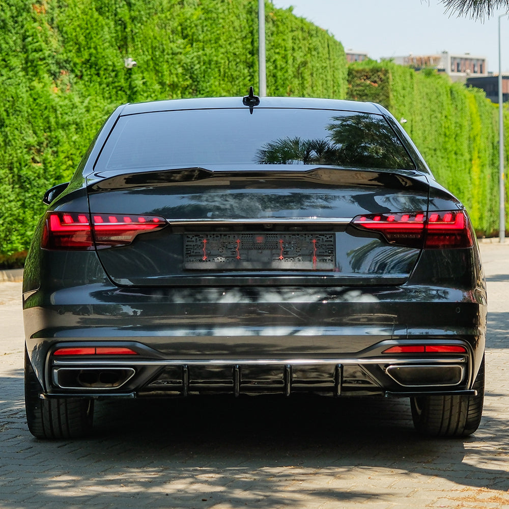 Difuzor Spate Compatibil Cu AUDI A4 B9 Facelift 2019-2024