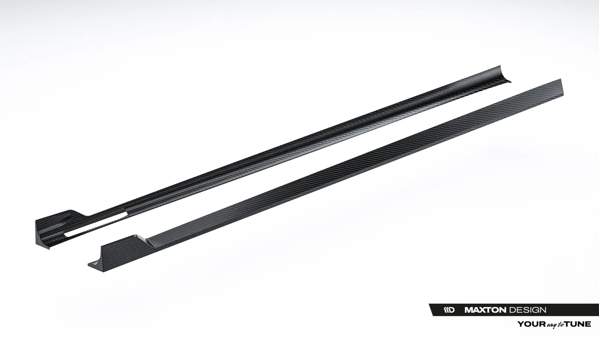 Praguri laterale Prepreg Carbon BMW Seria 7 M-Pack / M760e / i7 M-Pack G70 - Maxton Design
