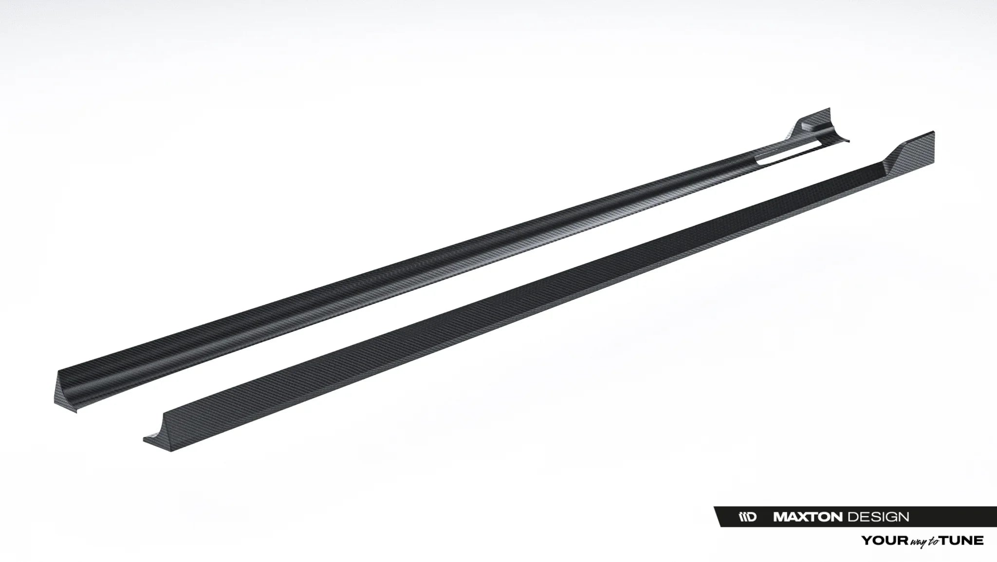 Praguri laterale Prepreg Carbon BMW Seria 7 M-Pack / M760e / i7 M-Pack G70 - Maxton Design