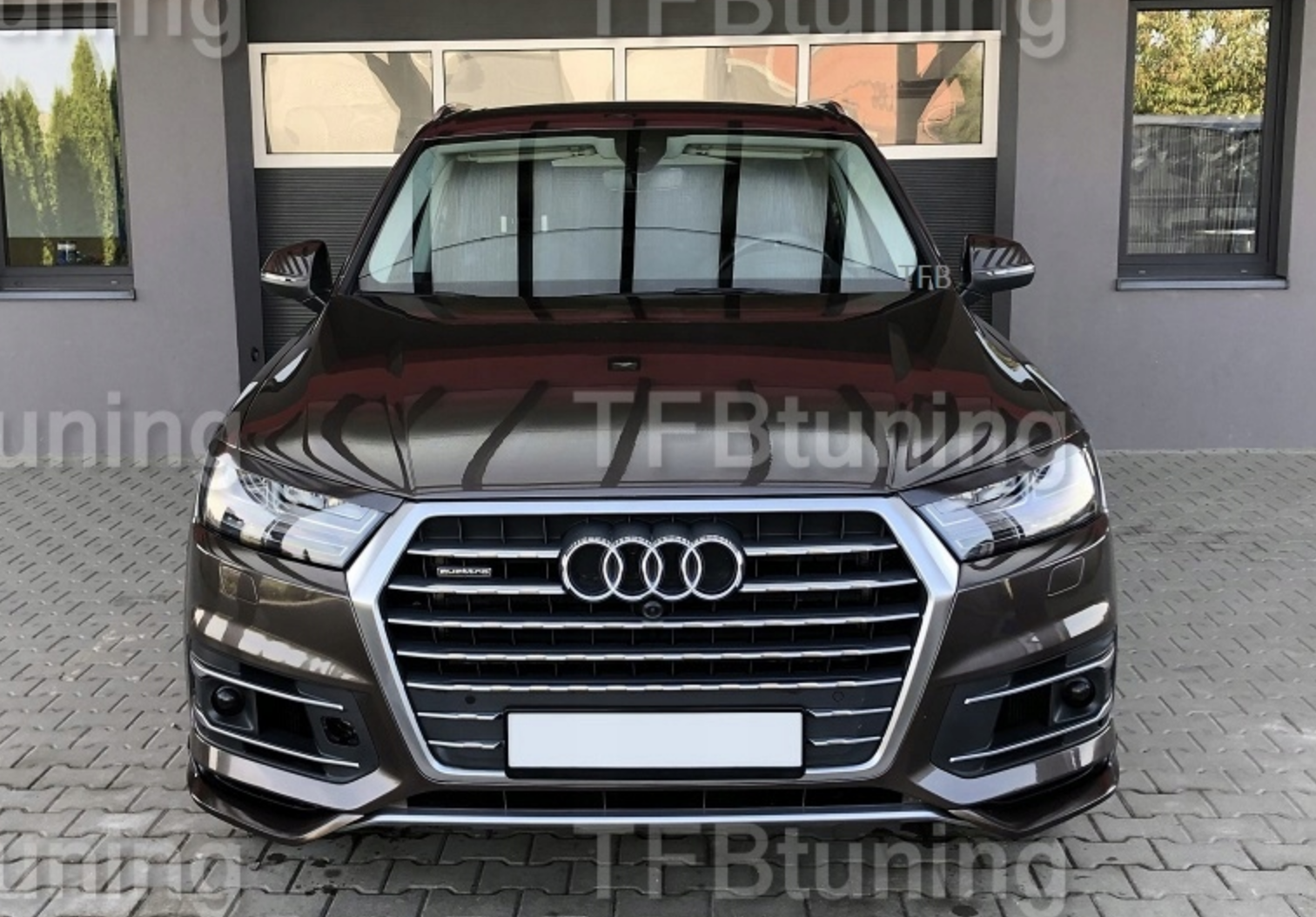 Fusta bara fata splitter lip aripioare spoiler Audi Q7 4M 2015-2019 TFB TUNING