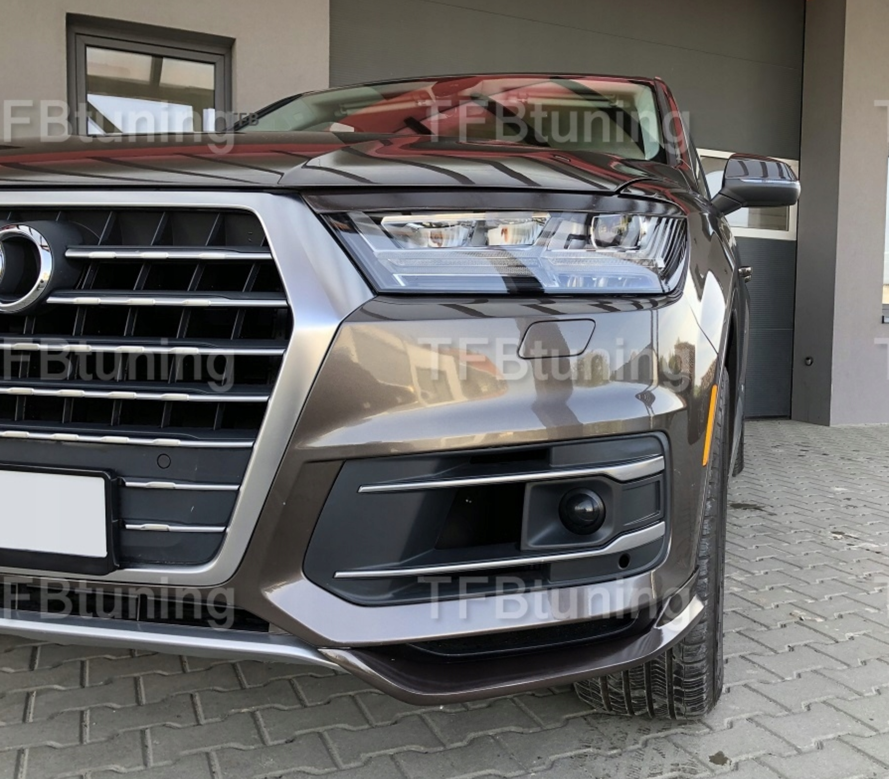 Fusta bara fata splitter lip aripioare spoiler Audi Q7 4M 2015-2019 TFB TUNING