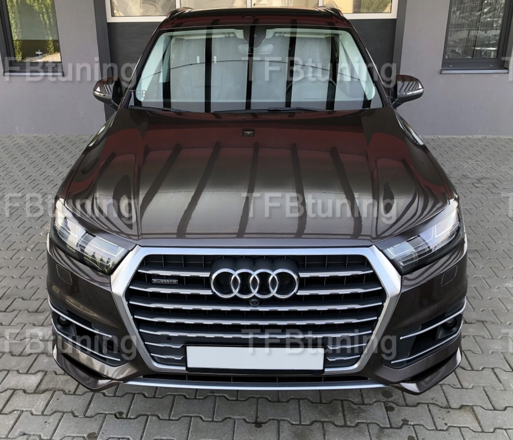 Fusta bara fata splitter lip aripioare spoiler Audi Q7 4M 2015-2019 TFB TUNING
