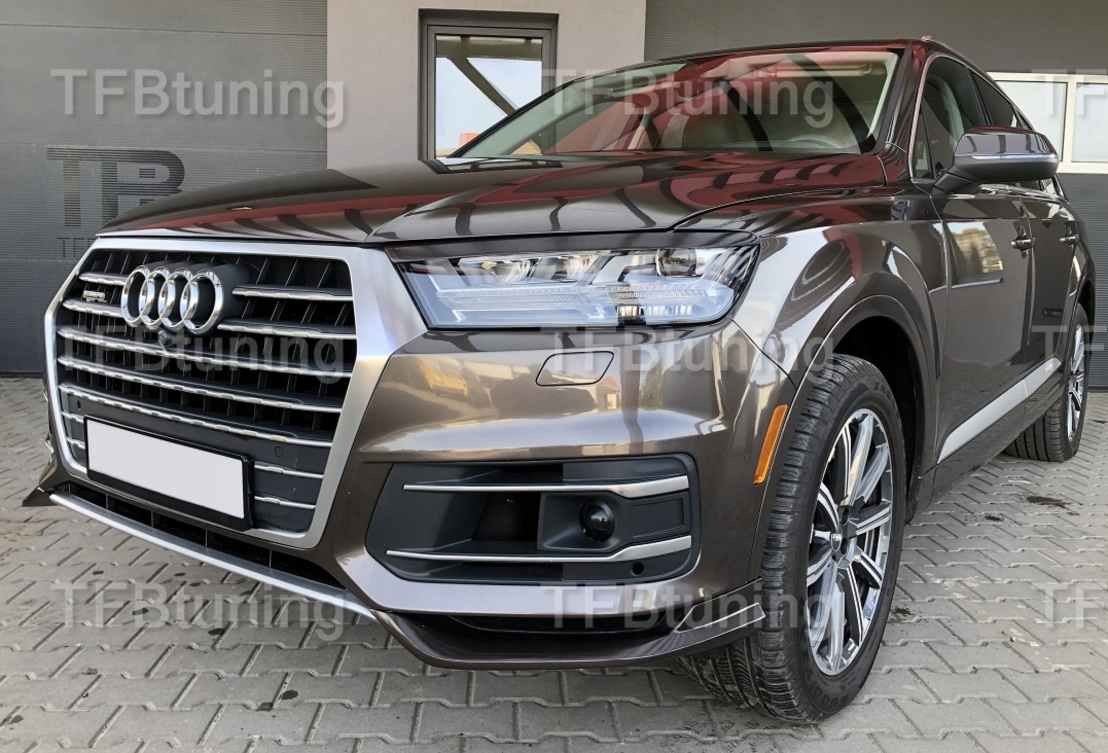Fusta bara fata splitter lip aripioare spoiler Audi Q7 4M 2015-2019 TFB TUNING