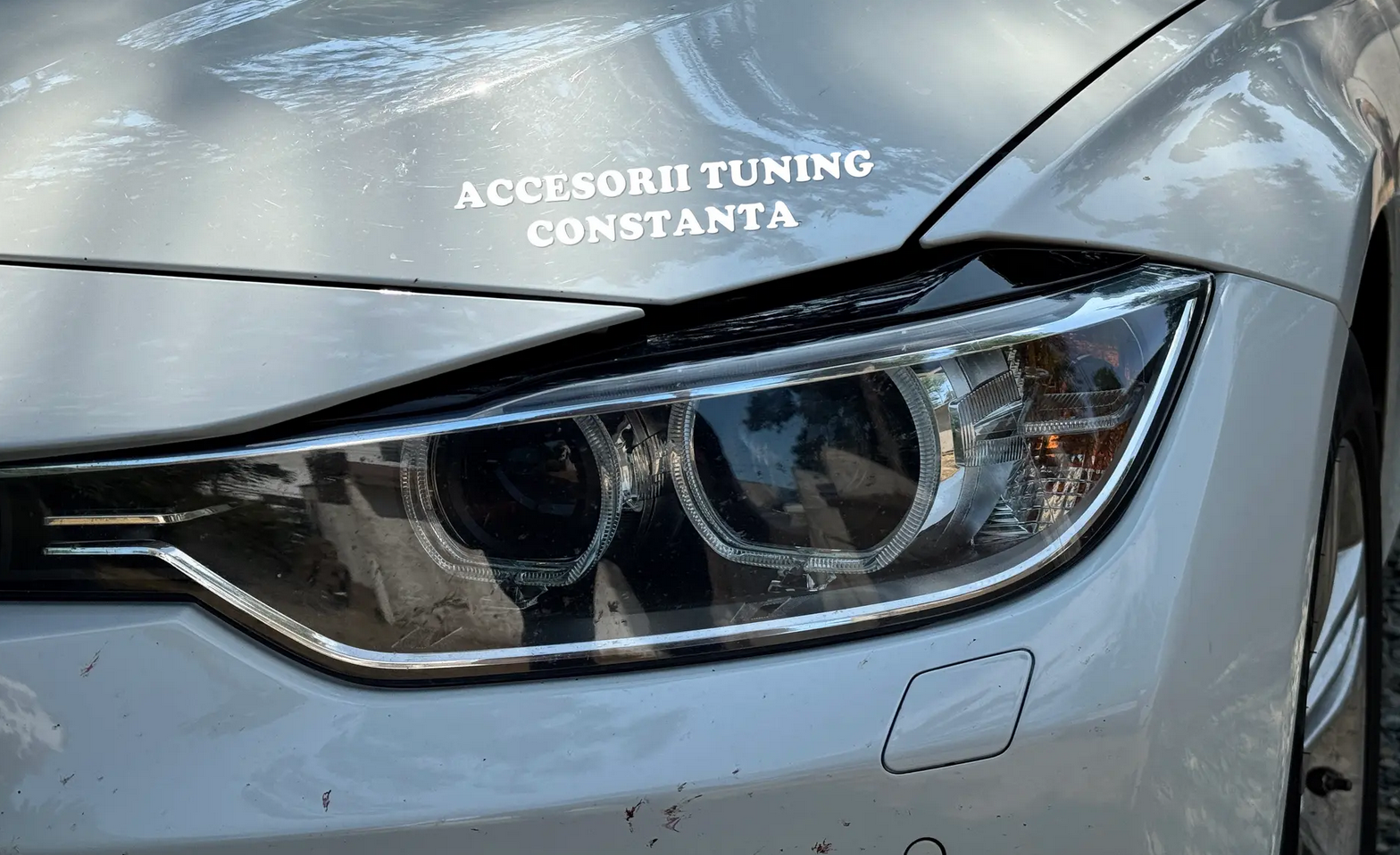 Ornamente / Pleoape Faruri BMW Seria 3 F30 F31 Negru Lucios
