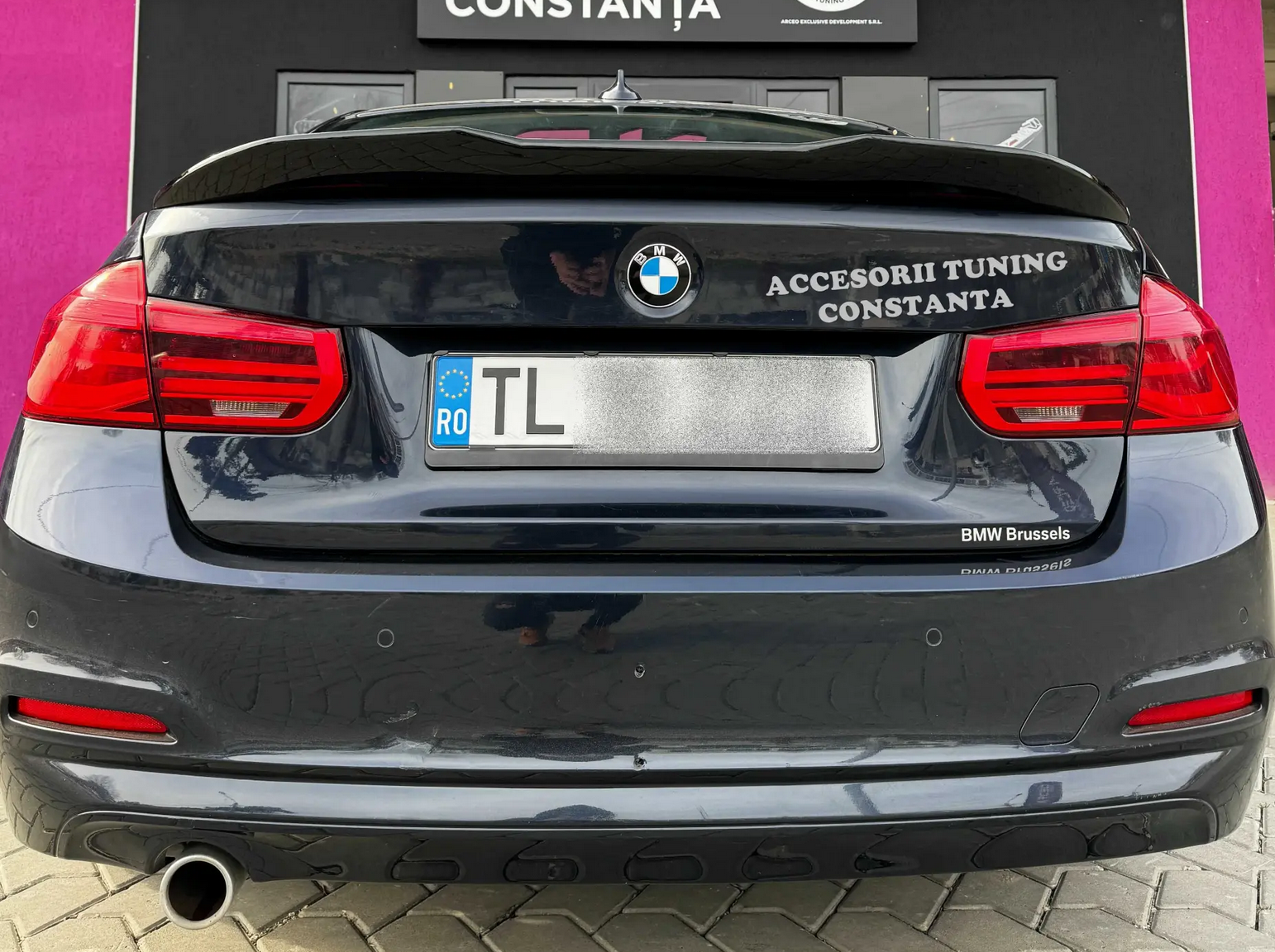 Eleron Portbagaj - BMW F30 PSM Negru Lucios