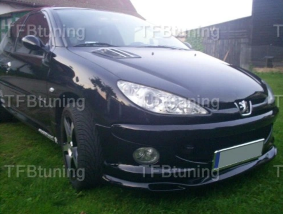 Prelungire bara fata fusta bara splitter lip PEUGEOT 206 ver1 TFB TUNING