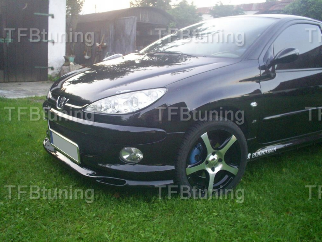 Prelungire bara fata fusta bara splitter lip PEUGEOT 206 ver1 TFB TUNING