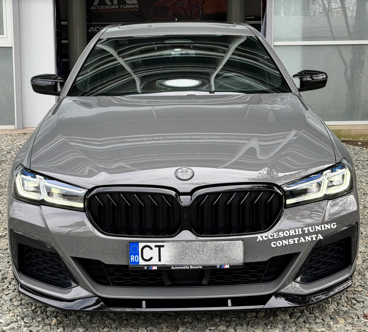 Prelungire Bara Fata - Lip BMW G30 LCI MTech Negru Lucios
