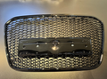 Grila Centrala Fagure Audi A6 C7 4G (2011-2014) Negru Lucios