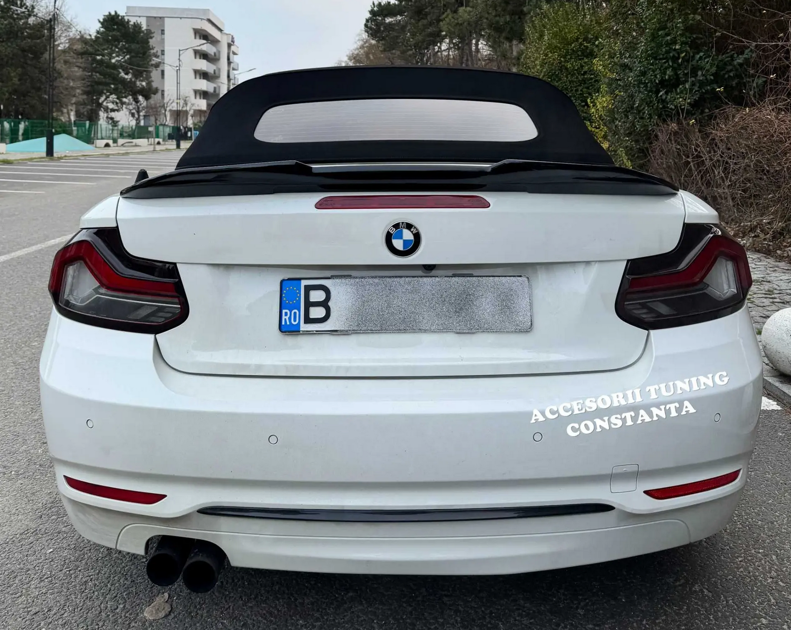 Eleron Portbagaj - BMW F22 F23 PSM Negru Lucios