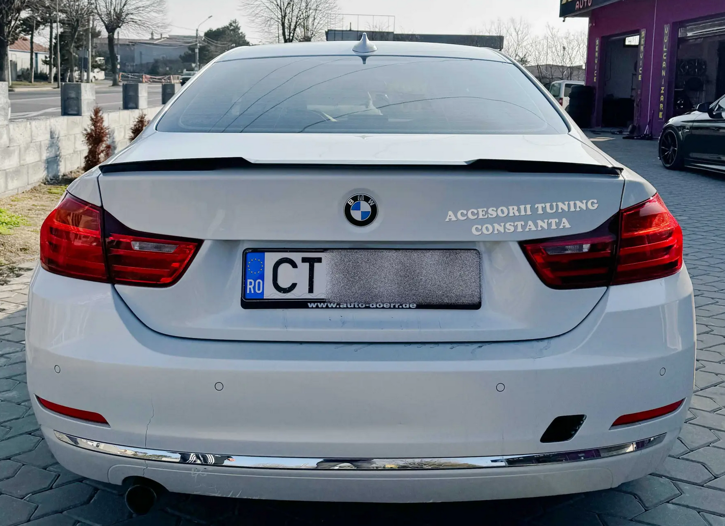 Eleron Portbagaj - BMW F32 Model M4 Negru Lucios