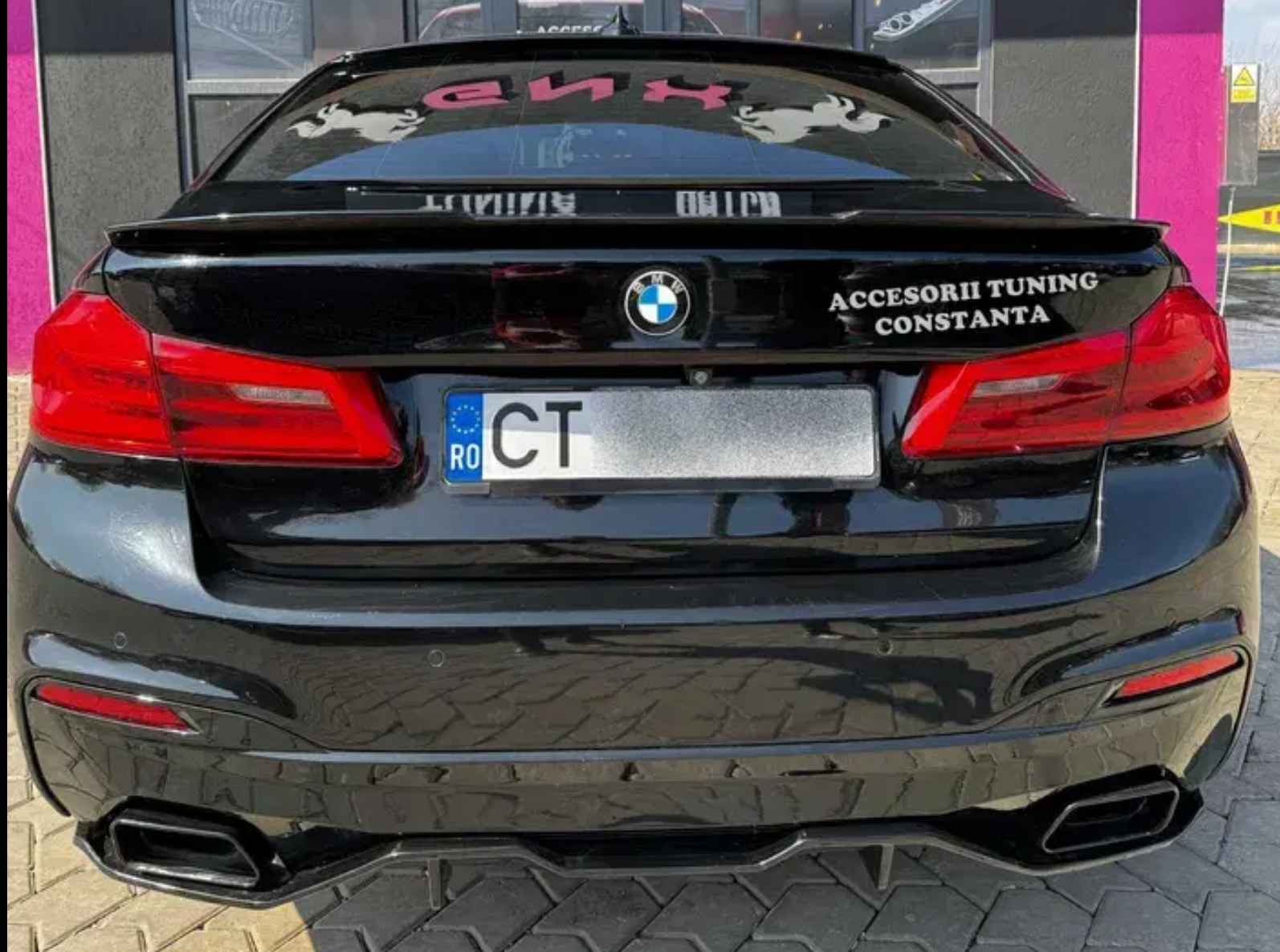 Eleron Portbagaj - BMW G30 CS Style Negru Lucios