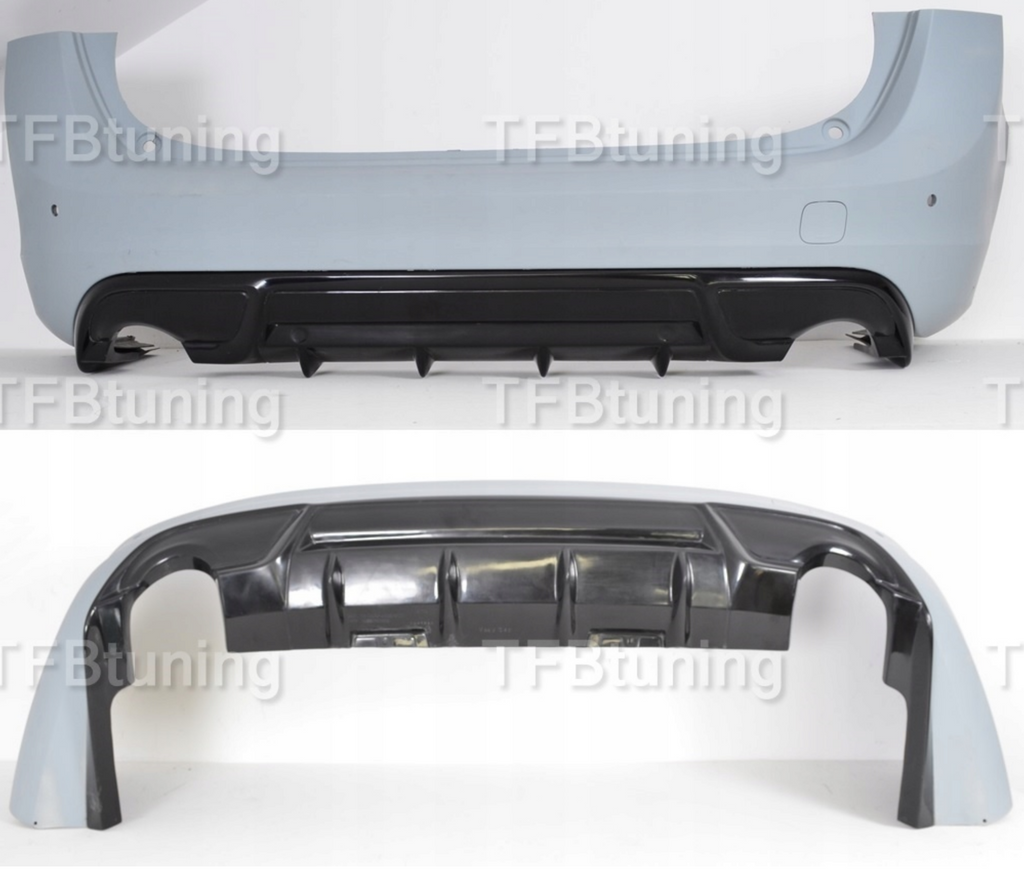 Difuzor bara spate spoiler fusta VOLVO V60 S60 2010-2018 versiunea 3 TFB TUNING