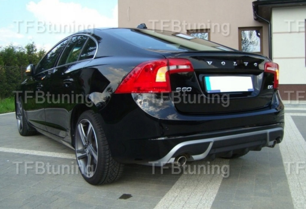Difuzor bara spate spoiler fusta VOLVO V60 S60 2010-2018 versiunea 3 TFB TUNING