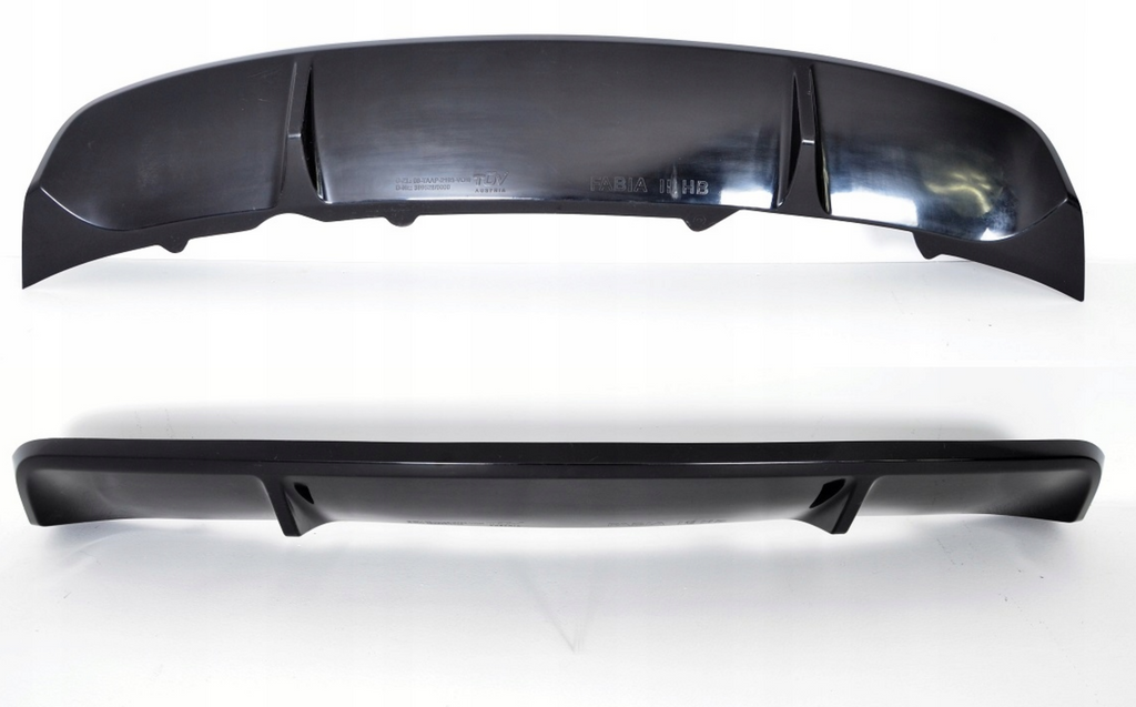 Difuzor bara spate spoiler fusta SKODA FABIA 3 Hatchback 2014-2018 TFB TUNING