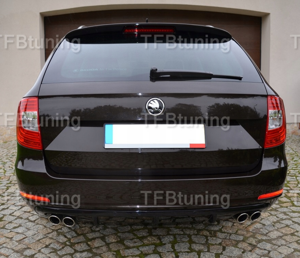 Difuzor bara spate spoiler fusta SKODA SUPERB 2 2008-2015 TFB TUNING