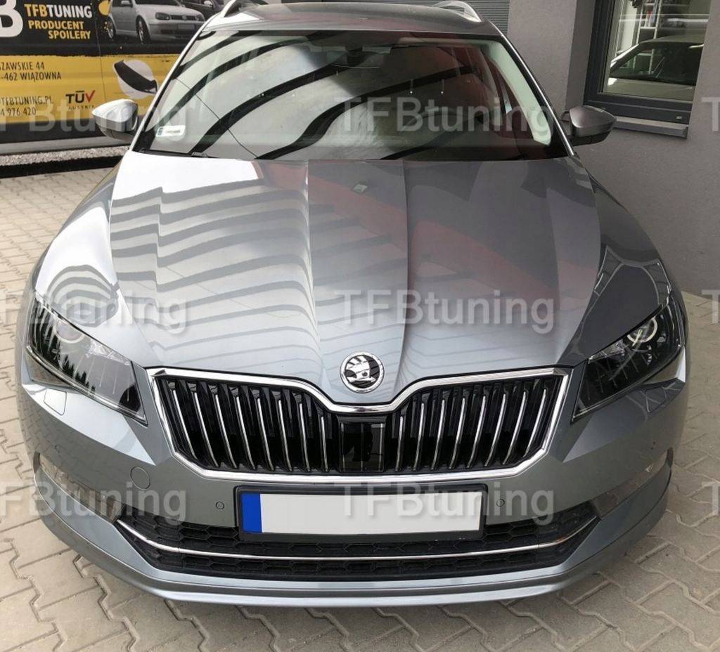 Prelungire bara fata fusta bara lip buza SKODA SUPERB 3 2015-2019 TFB TUNING