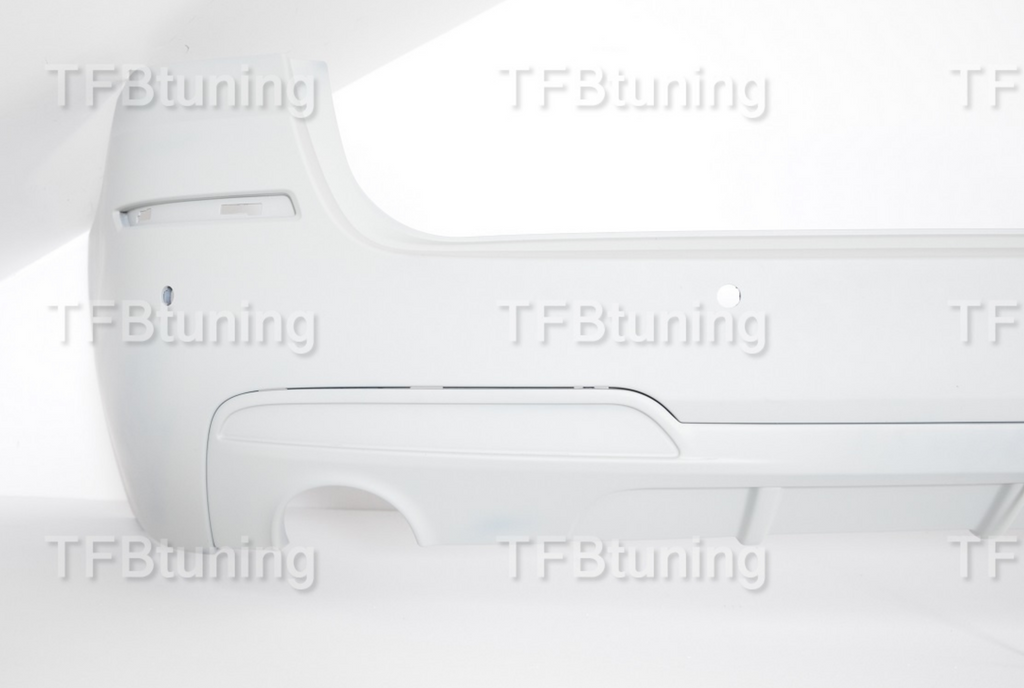 Difuzor bara spate spoiler fusta BMW Seria 5 F10 F11 M PACHET evacuare stanga dreapta TFB TUNING