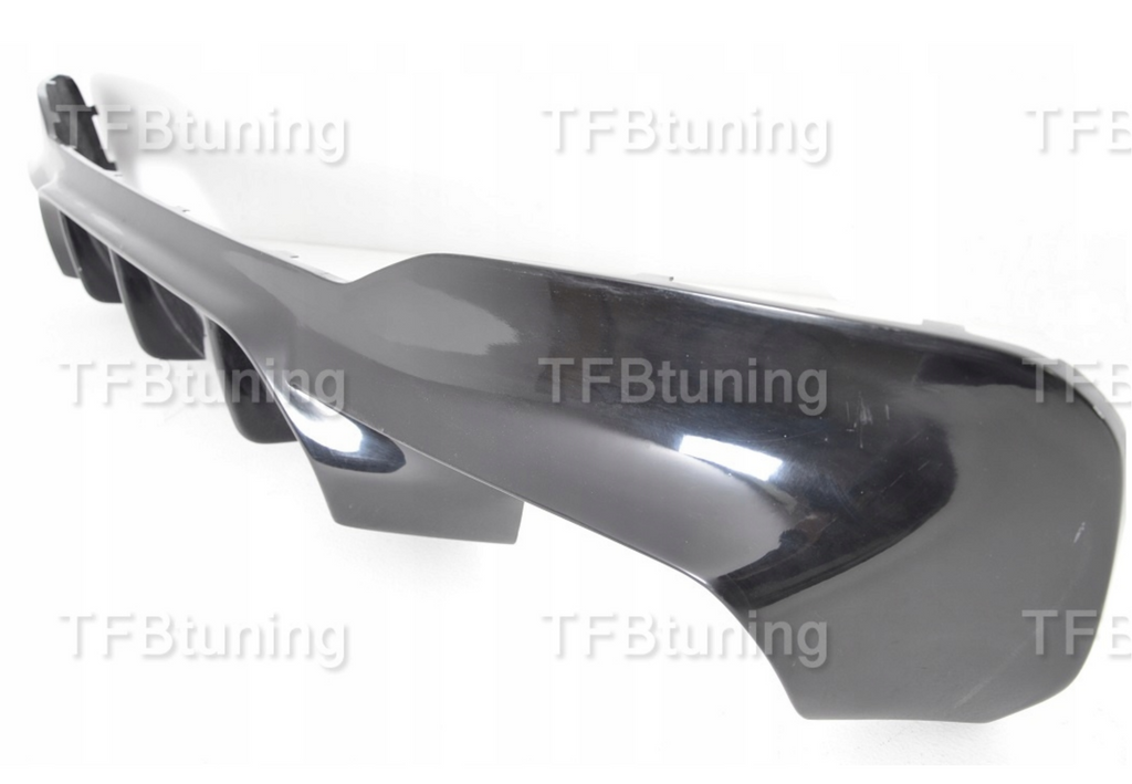 Difuzor bara spate spoiler fusta BMW Seria 5 G30 G31 2017-2023 evacuare stanga dreapta M PACHET TFB TUNING