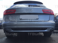 Difuzor bara spate spoiler fusta lip AUDI A6 C7 AVANT BREAK 11-14 Sline S-line S line S6 evacuare stanga dreapta TFB TUNING