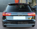 Difuzor bara spate spoiler fusta lip AUDI A6 C7 AVANT BREAK 11-14 Sline S-line S line S6 RS6 evacuare stanga dreapta TFB TUNING