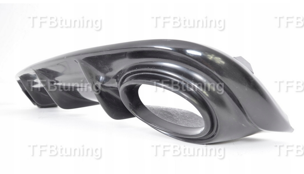 Difuzor bara spate spoiler fusta lip AUDI A6 C7 SEDAN AVANT BREAK 11-14 Sline S-line S line S6 RS6 evacuare stanga dreapta TFB TUNING