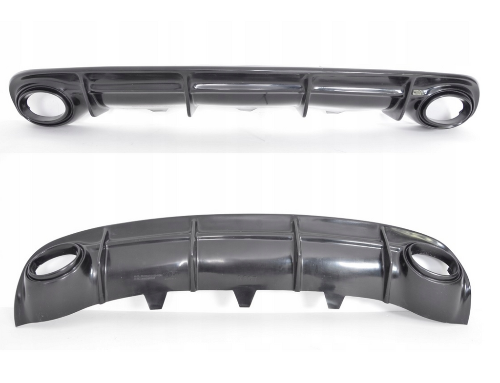 Difuzor bara spate spoiler fusta lip AUDI A6 C7 SEDAN AVANT BREAK 11-14 Sline S-line S line S6 RS6 evacuare stanga dreapta TFB TUNING
