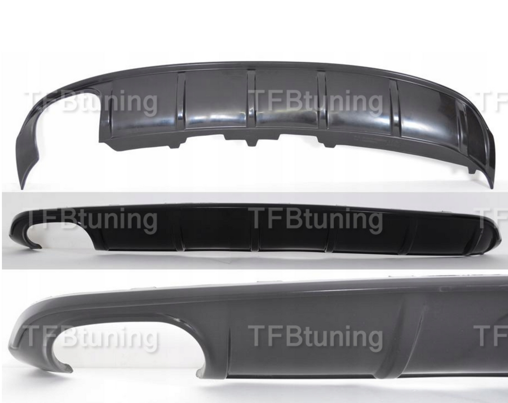 Difuzor bara spate spoiler fusta lip AUDI A5 8T 2007-2011 COUPE Sline S-line S line S5 RS5 evacuare dubla stanga TFB TUNING