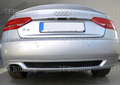 Difuzor bara spate spoiler fusta lip AUDI A5 8T 2007-2011 COUPE Sline S-line S line S5 RS5 evacuare dubla stanga TFB TUNING