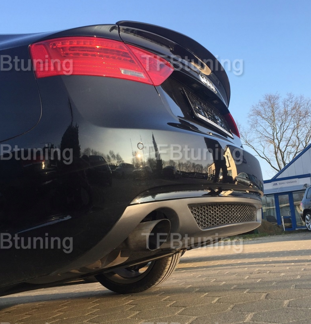 Difuzor bara spate spoiler fusta lip AUDI A5 8T 2011-2016 SPORTBACK Sline S-line S line S5 RS5 evacuare stanga dreapta TFB TUNING