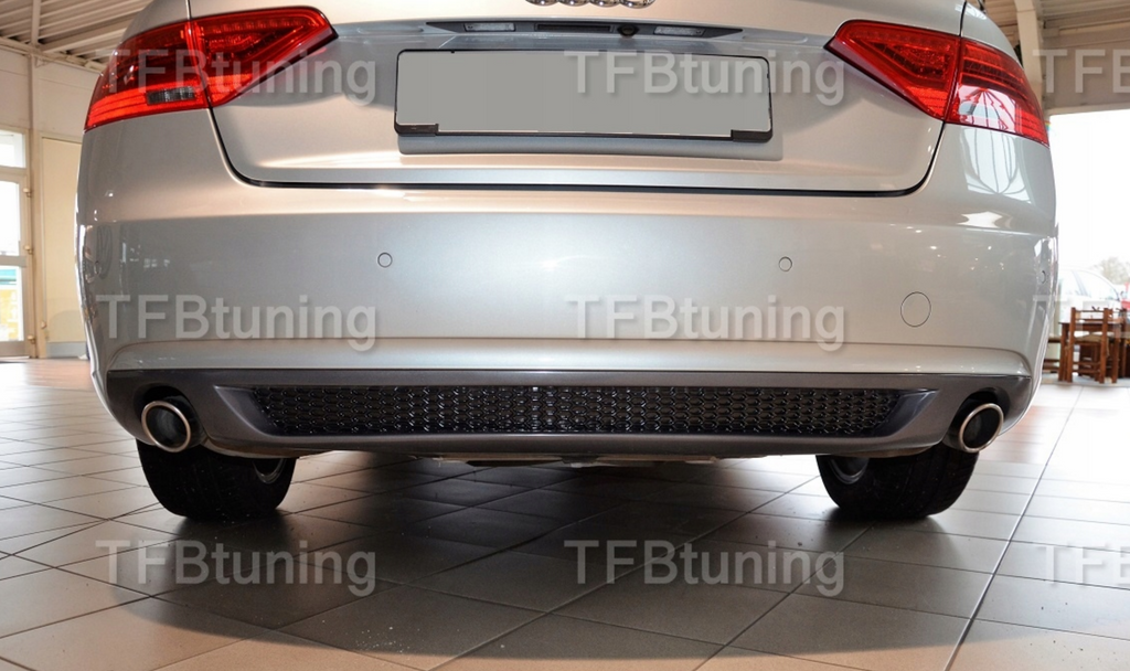 Difuzor bara spate spoiler fusta lip AUDI A5 8T 2011-2016 COUPE Sline S-line S line S5 RS5 evacuare stanga dreapta TFB TUNING