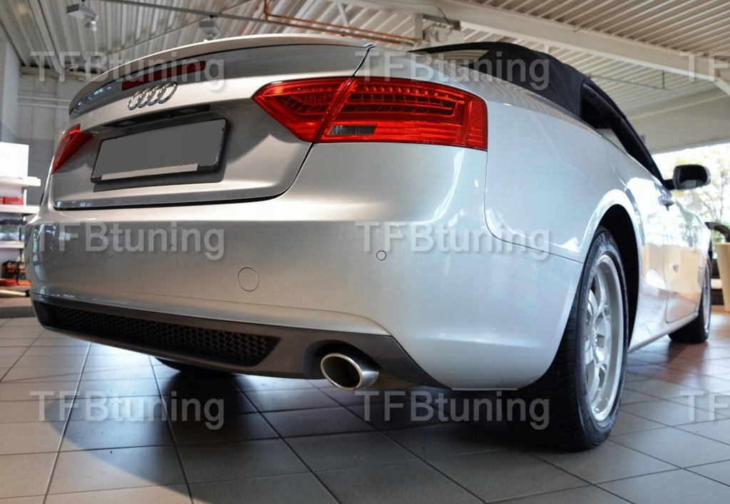 Difuzor bara spate spoiler fusta lip AUDI A5 8T 2011-2016 COUPE Sline S-line S line S5 RS5 evacuare stanga dreapta TFB TUNING