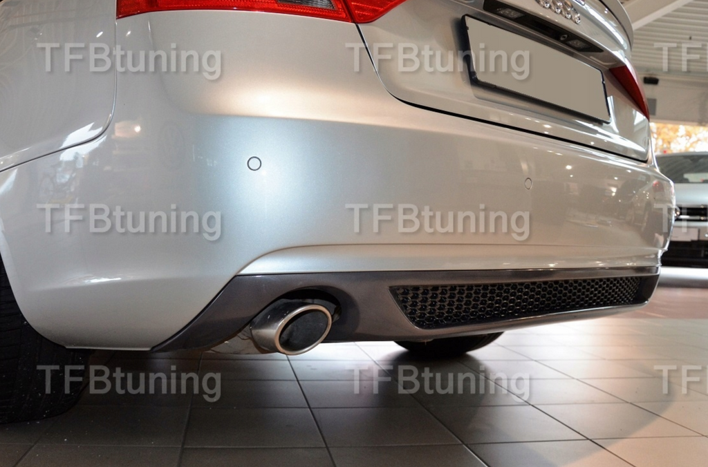 Difuzor bara spate spoiler fusta lip AUDI A5 8T 2011-2016 COUPE Sline S-line S line S5 RS5 evacuare stanga dreapta TFB TUNING