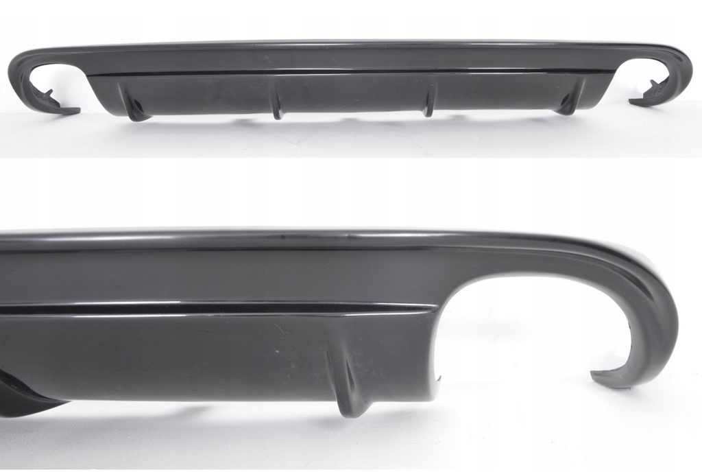 Difuzor bara spate spoiler fusta lip AUDI A4 B8 2011-2015 Sline S-line S line S5 RS4 evacuare dubla stanga dreapta ver1 TFB TUNING