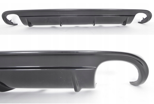 Difuzor bara spate spoiler fusta lip AUDI A4 B8 2011-2015 Sline S-line S line S5 RS4 evacuare dubla stanga dreapta ver1 TFB TUNING