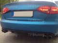 Difuzor bara spate spoiler fusta lip AUDI A4 B8 2007-2011 Sline S-line S line S4 RS4 evacuare dubla stanga dreapta TFB TUNING