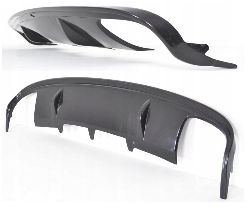 Difuzor bara spate spoiler fusta lip AUDI A4 B8 2007-2011 Sline S-line S line S4 RS4 evacuare dubla stanga dreapta TFB TUNING