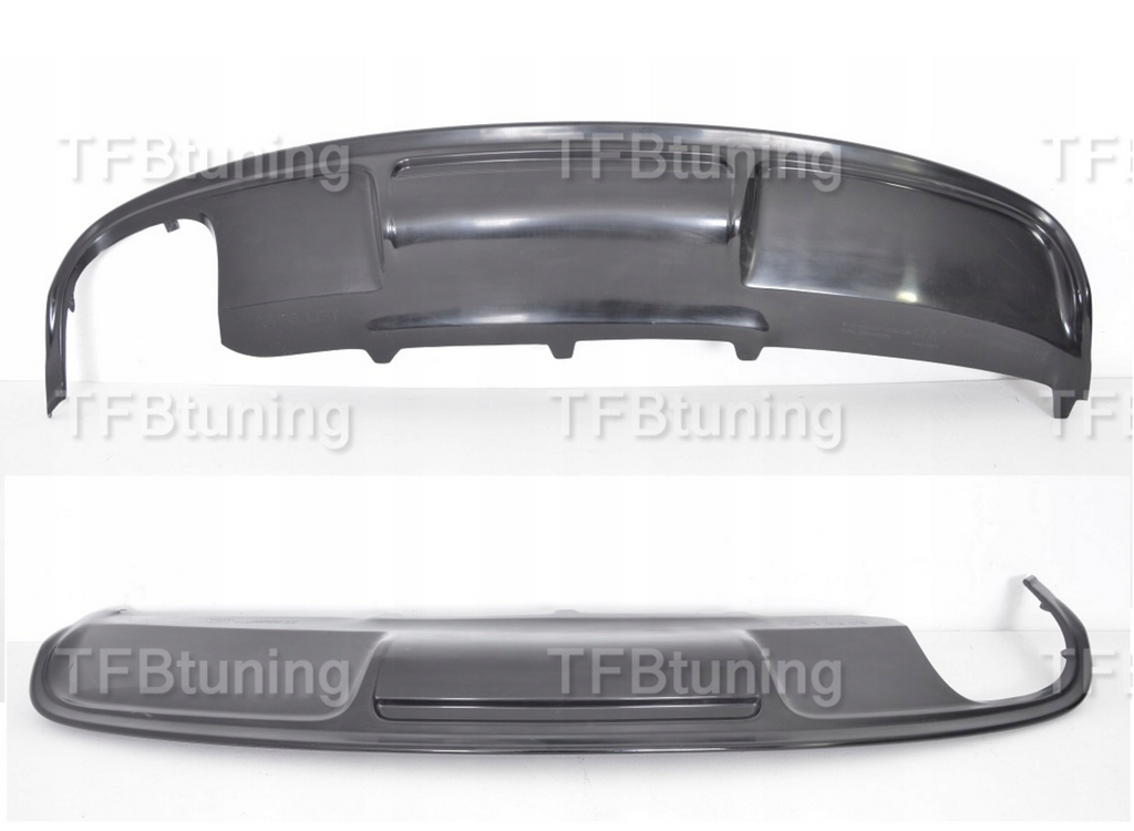 Difuzor bara spate spoiler fusta lip AUDI A4 B8 2011-2015 Sline S-line S line S4 RS4 evacuare dubla stanga TFB TUNING
