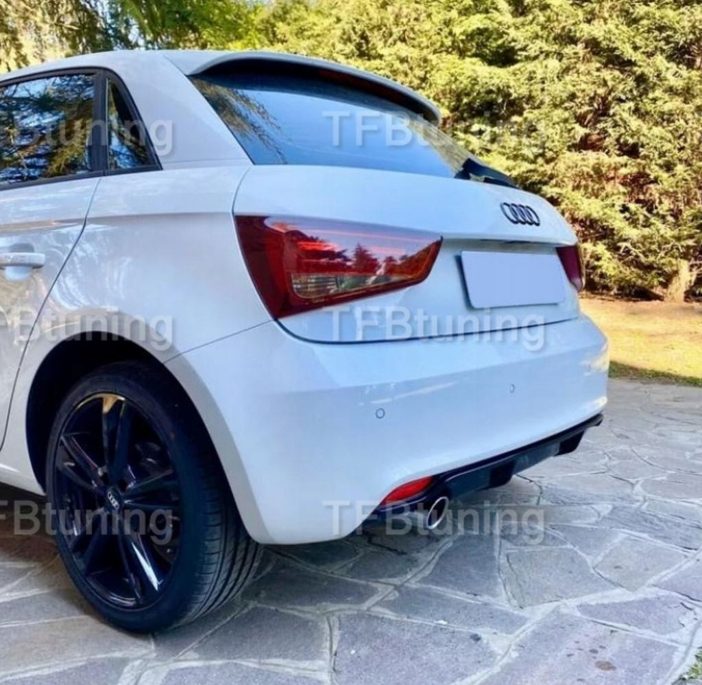 Difuzor bara spate spoiler fusta lip AUDI A1 8X 2010-2014 COUPE SPORTBACK Sline S line S1 RS1 TFB TUNING