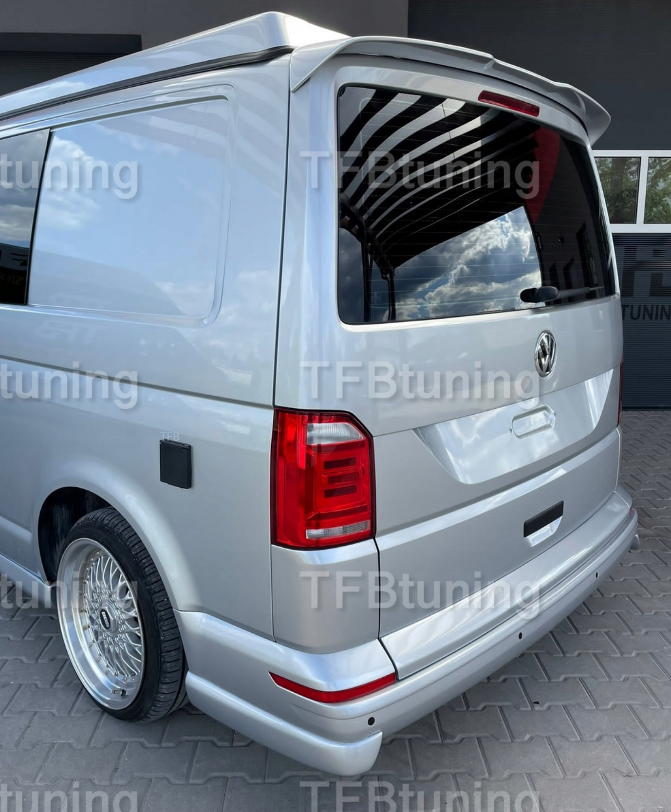Prelungire bara spate fusta lip flapsuri VW T6 TFB TUNING ROMANIA