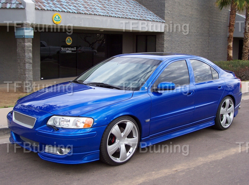 Flapsuri bara fata lip spoiler VOLVO V70R S60R TFB TUNING ROMANIA