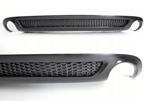 Difuzor bara spate spoiler fusta lip AUDI A6 C6 2005-2009 AVANT Sline S-line S line S6 RS6 evacuare stanga dreapta TFB TUNING ROMANIA
