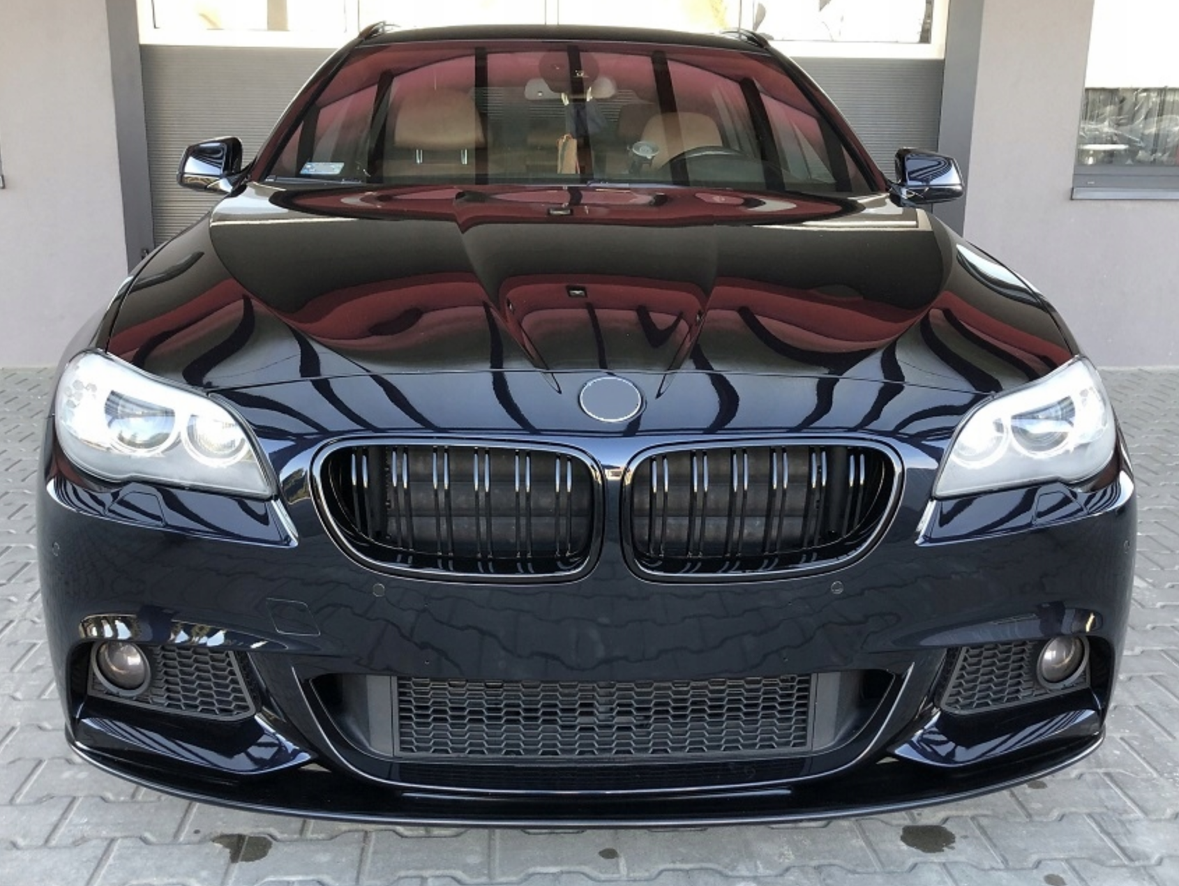 Prelungire bara fata fusta lip spoiler BMW Seria 5 F10 F11 M PACHET v3 TFB TUNING ROMANIA
