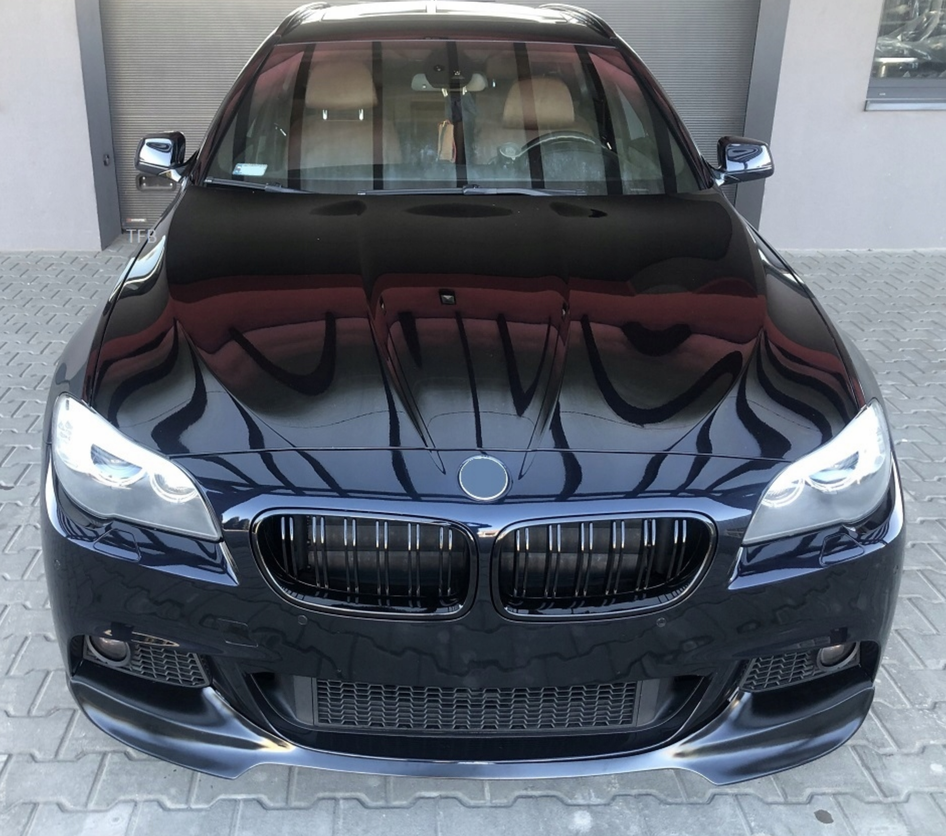 Prelungire bara fata fusta lip spoiler BMW Seria 5 F10 F11 M PACHET v2 TFB TUNING ROMANIA